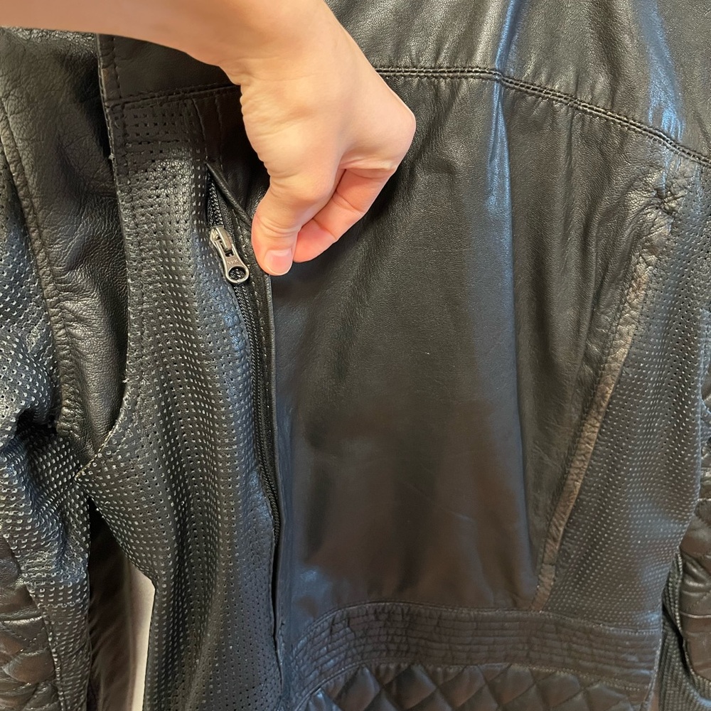 Harley-Davidson Men’s Leather Riding Jacket - Picture 5 of 8